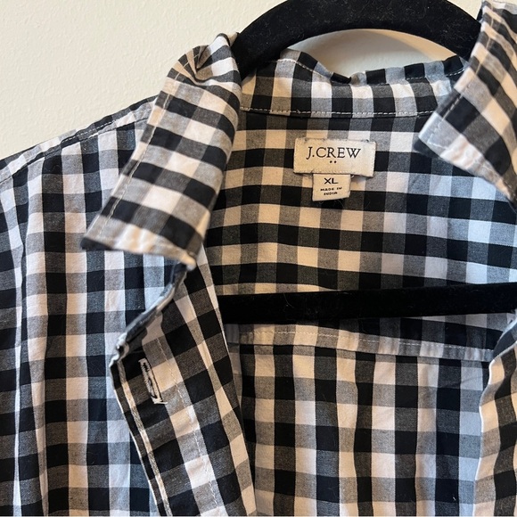 J.Crew Gingham lightweight cotton shirt in signature fit In Gngm Md - Picture 5 of 6